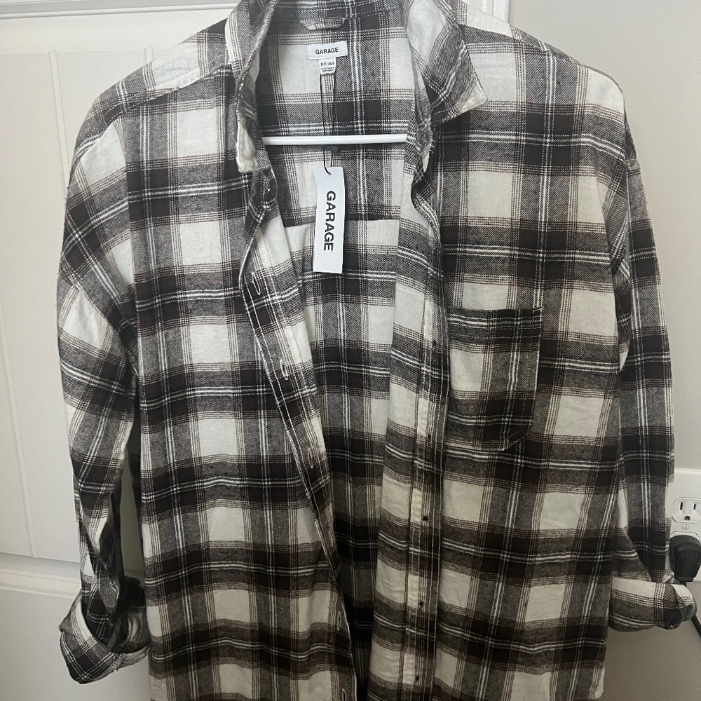 Flannel button down
